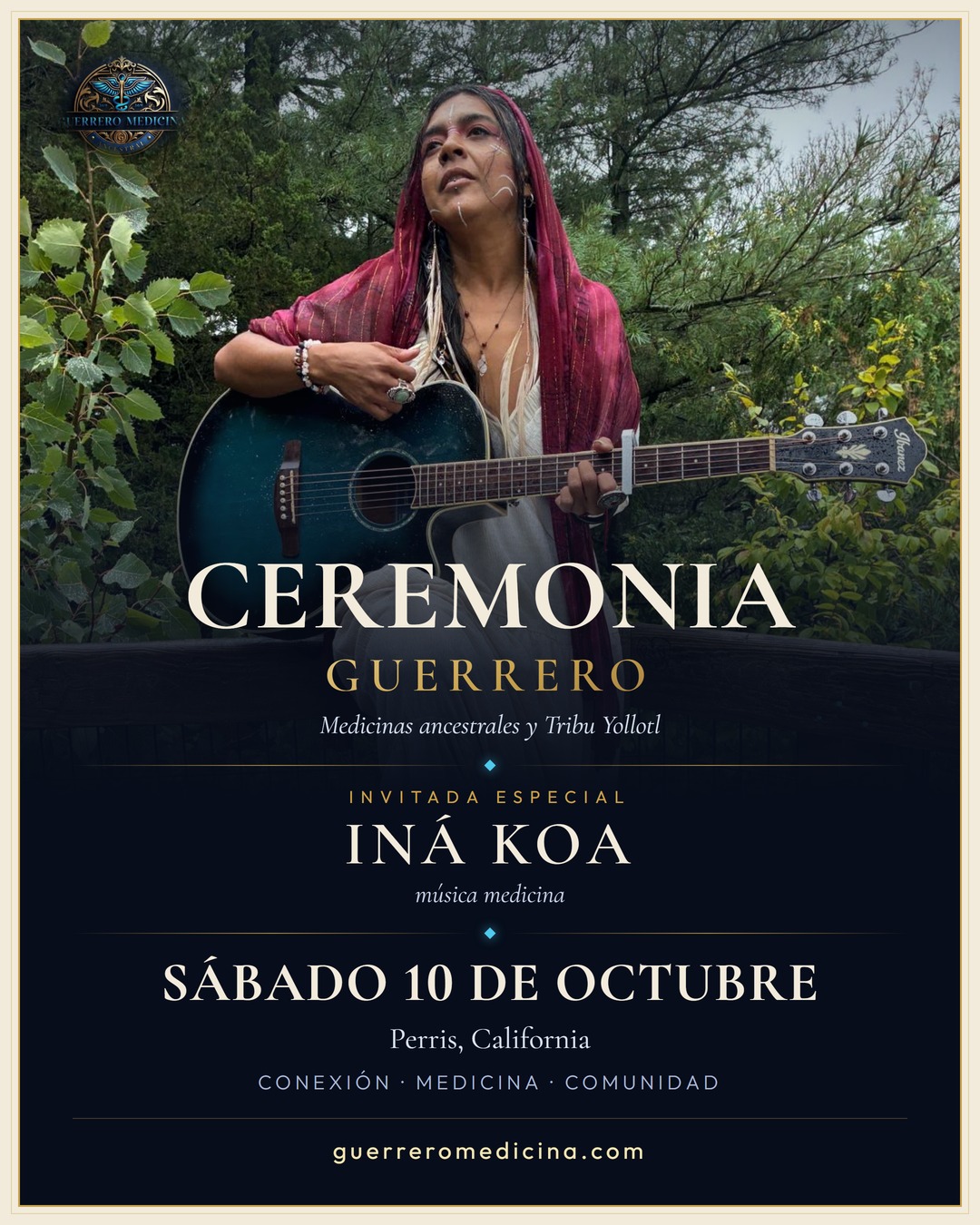Ceremonia Guerrero · sábado 10 de octubre 2026 · Perris, California